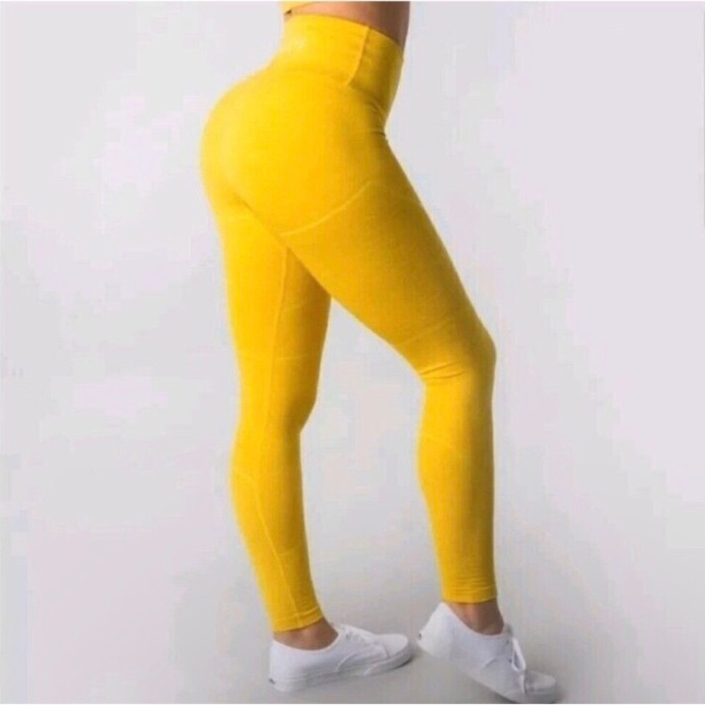 Alphalete Yellow Leggings